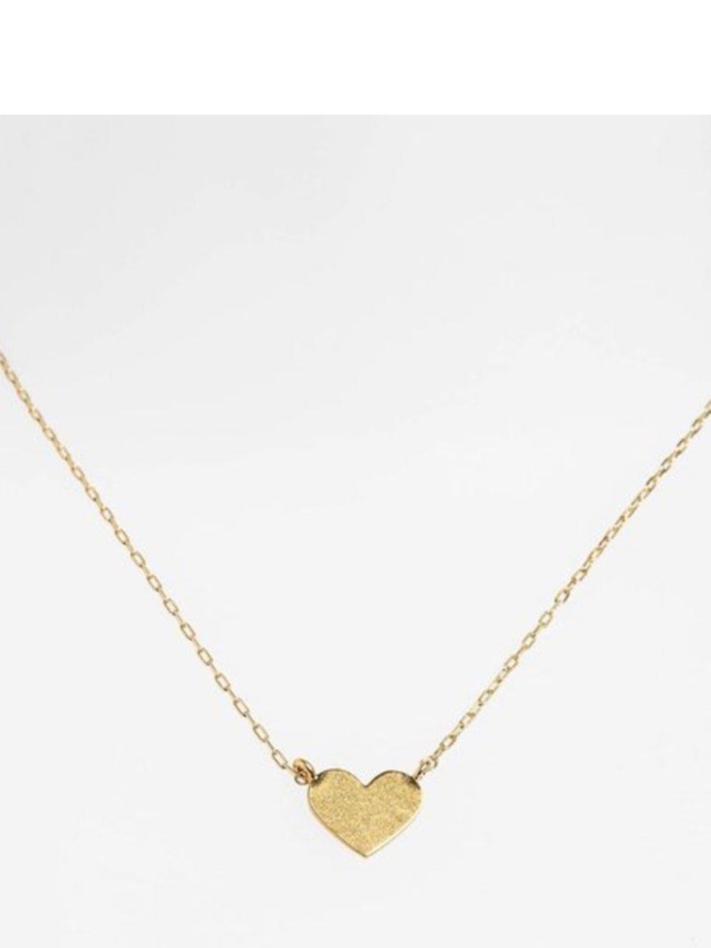 Madewell Gold Heart Necklace